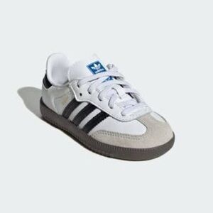 Adidas Kids' Sambas OG white and black